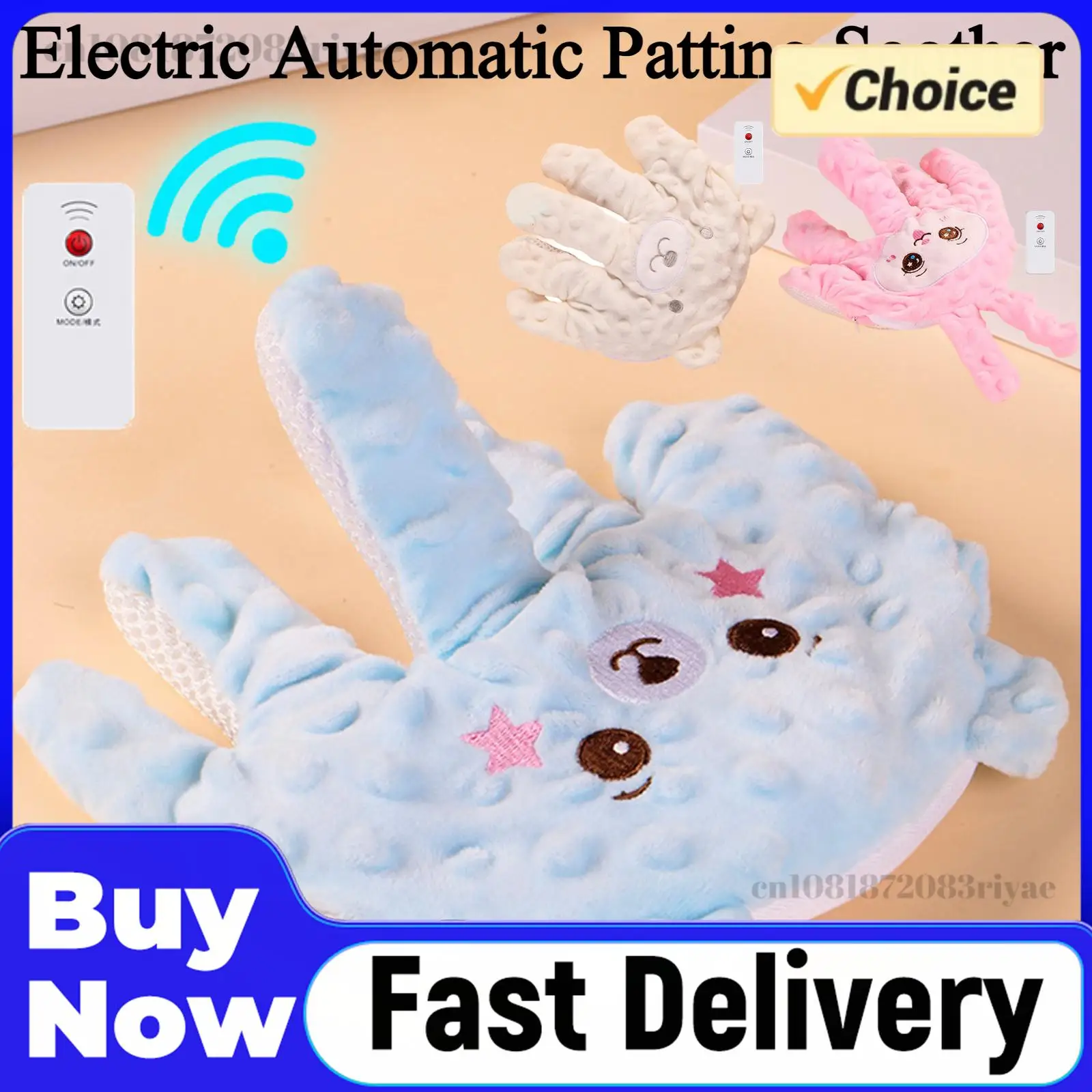 Electric Automatic Patting Soothing Hands-Free Plush Figure Soothing Device with Remote for Baby Sleep Aid Newborn Pillow Gift
Electric Automatic Patting Soothing Hands-Free Plush Figure Soothing Device with Remote for Baby Sleep Aid Newborn Pillow Gift