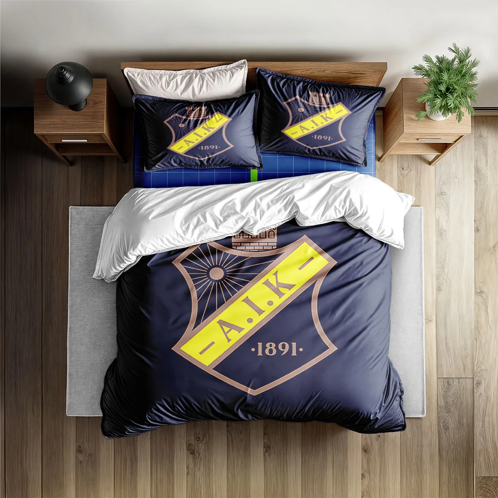 AIK Fotboll Duvet Cover Set King Queen Double Full Twin Single Size Bed Linen Set
AIK Fotboll Duvet Cover Set King Queen Double Full Twin Single Size Bed Linen Set