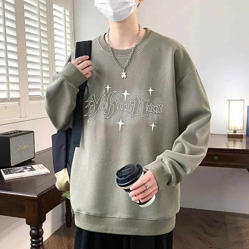 Korean Printed Loose Hoodies Men's Clothing Fashion Vintage Letter Spring Autumn Young Style Round Neck Casual Basic Sweatshirts
Korean Printed Loose Hoodies Men's Clothing Fashion Vintage Letter Spring Autumn Young Style Round Neck Casual Basic Sweatshirts