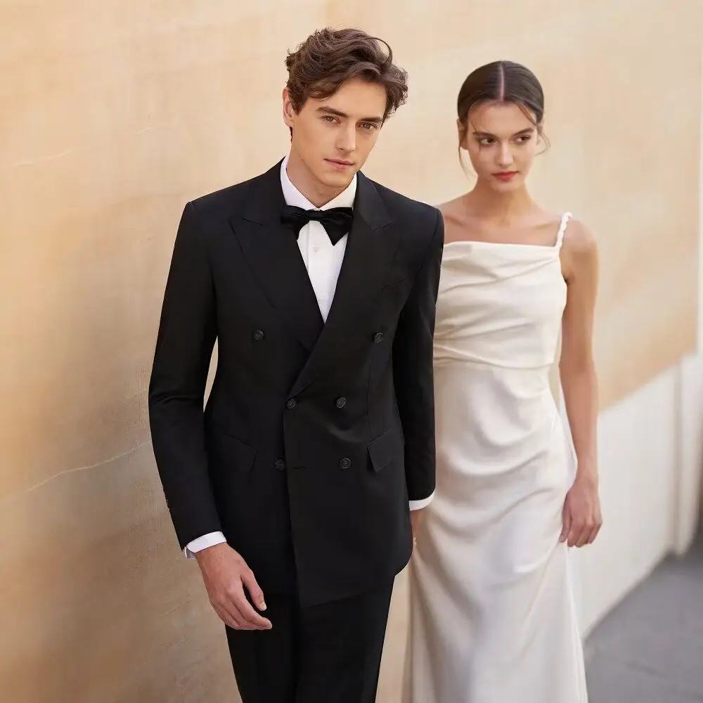 Мужской двубортный приталенный костюм Jaet, осень-зима, модный топ для свадебных гостей, высококачественное волокно из полиэстера, длинный свеч
Мужской двубортный приталенный костюм Jaet, осень-зима, модный топ для свадебных гостей, высококачественное волокно из полиэстера, длинный свеч