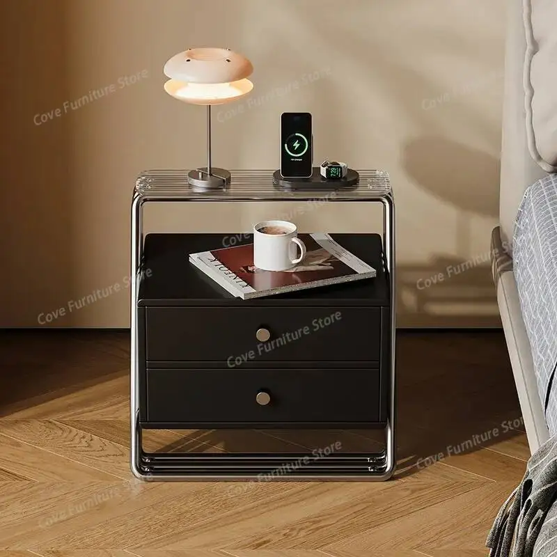 European Aesthetic Bedside Table Practical Luxury Storage Modern Nightstands Management Unique Bedroom Furniture Mesa De Noche
European Aesthetic Bedside Table Practical Luxury Storage Modern Nightstands Management Unique Bedroom Furniture Mesa De Noche