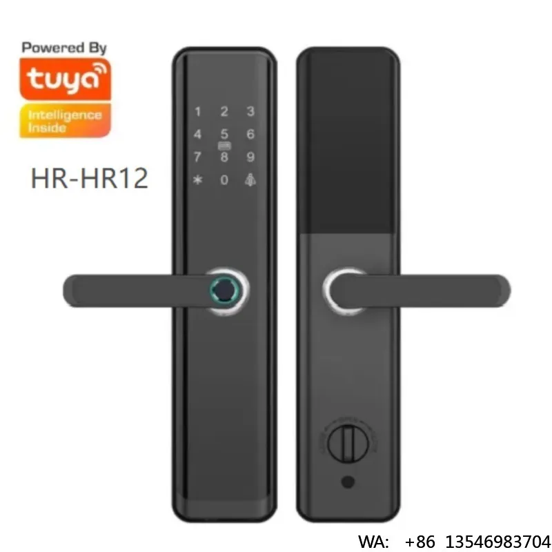 Home Password Digital Door Handle Lock with Keyless Entry Fingerprint Smart Lock Featuring App Control and Memory Card Storage
Home Password Digital Door Handle Lock with Keyless Entry Fingerprint Smart Lock Featuring App Control and Memory Card Storage