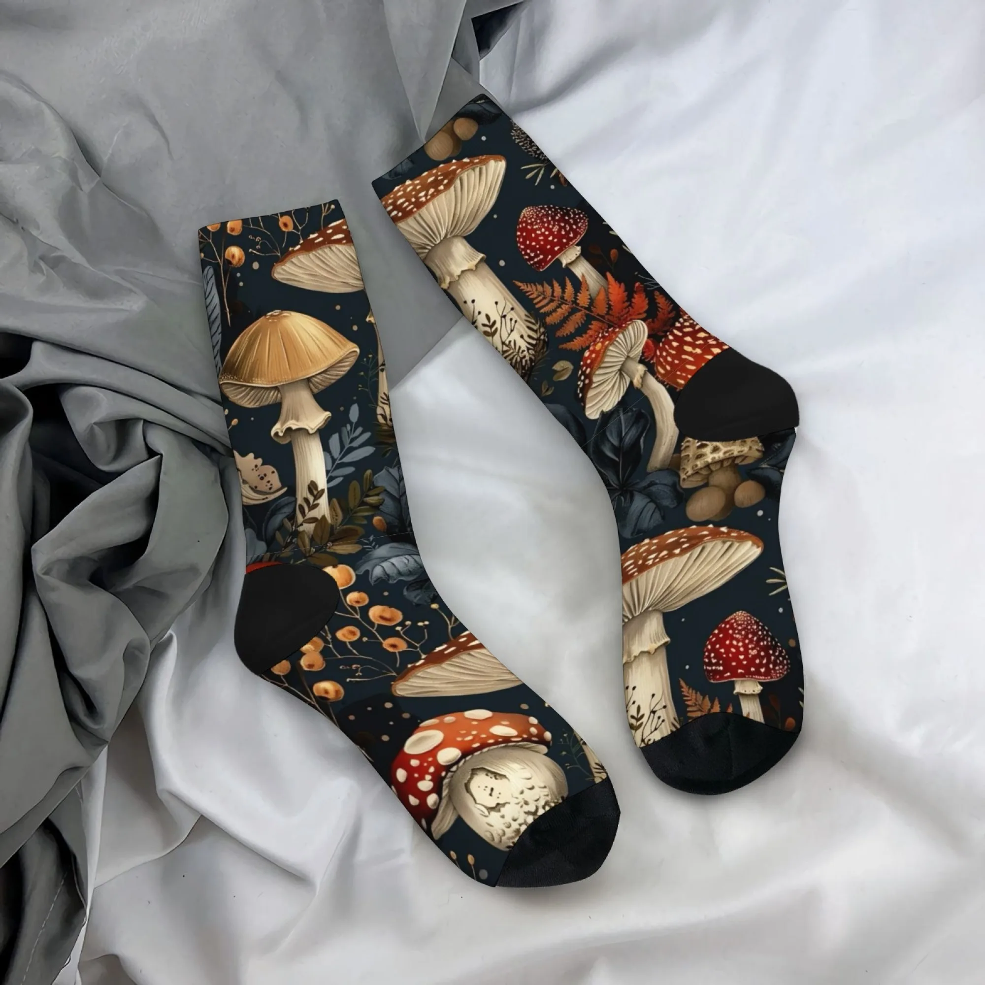 Retro Fantasy Style Mushroom Men's Socks Unisex Novelty Funny Sports Socks Comfortable Breathable Non-slip Casual Socks Gifts
Retro Fantasy Style Mushroom Men's Socks Unisex Novelty Funny Sports Socks Comfortable Breathable Non-slip Casual Socks Gifts