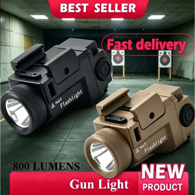 2026 Upgrade 800 Lumen Flashlight, Metal Body LED Strobe Light, Tactical Accessory Fit 20mm Picatinny Rail Outdoor Use
2026 Upgrade 800 Lumen Flashlight, Metal Body LED Strobe Light, Tactical Accessory Fit 20mm Picatinny Rail Outdoor Use