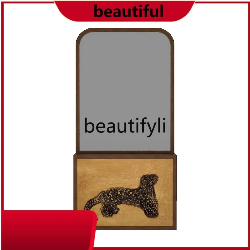 New Chinese water corrugated glass screen partition hallway cabinet living room entry solid wood light luxury
New Chinese water corrugated glass screen partition hallway cabinet living room entry solid wood light luxury