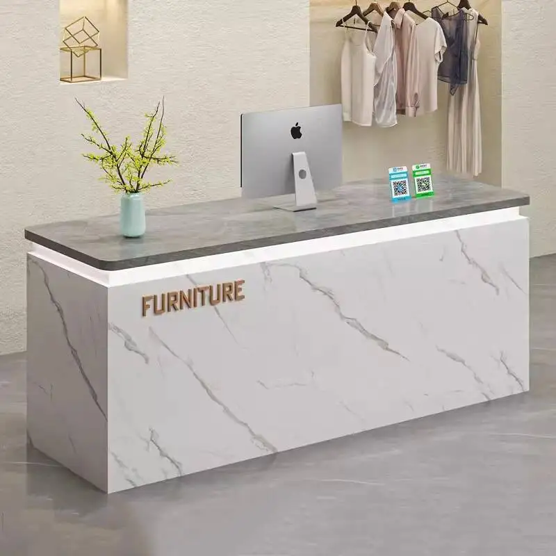 Design Decor Reception Display Desks Luxury Reception Desk Accessories Modern Bancone Bar Professionale Commercial Furniture 
Design Decor Reception Display Desks Luxury Reception Desk Accessories Modern Bancone Bar Professionale Commercial Furniture