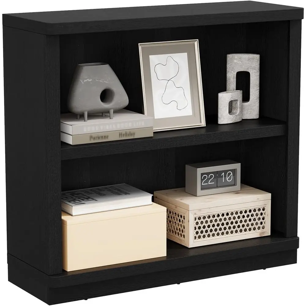 Two-Tier Wooden Bookshelf, 31 Height, 29 Width, Black, Ideal for Home or Office Storage and Display
Two-Tier Wooden Bookshelf, 31 Height, 29 Width, Black, Ideal for Home or Office Storage and Display
