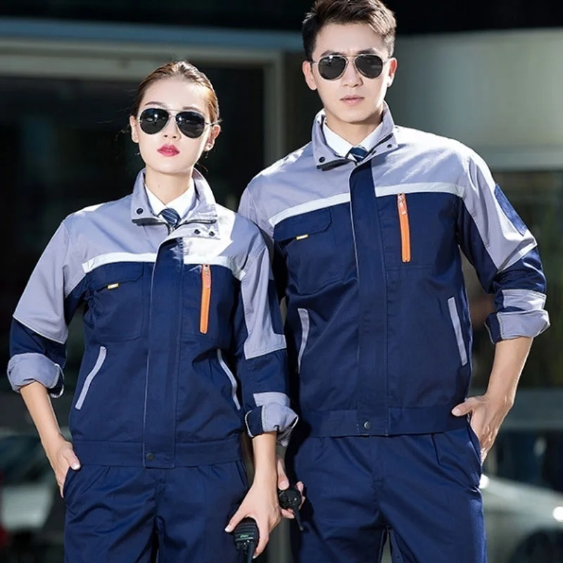 Long Sleeve Work Uniform for Men Mechanic Contruction Suits Clothes Jacket and Pants
Long Sleeve Work Uniform for Men Mechanic Contruction Suits Clothes Jacket and Pants