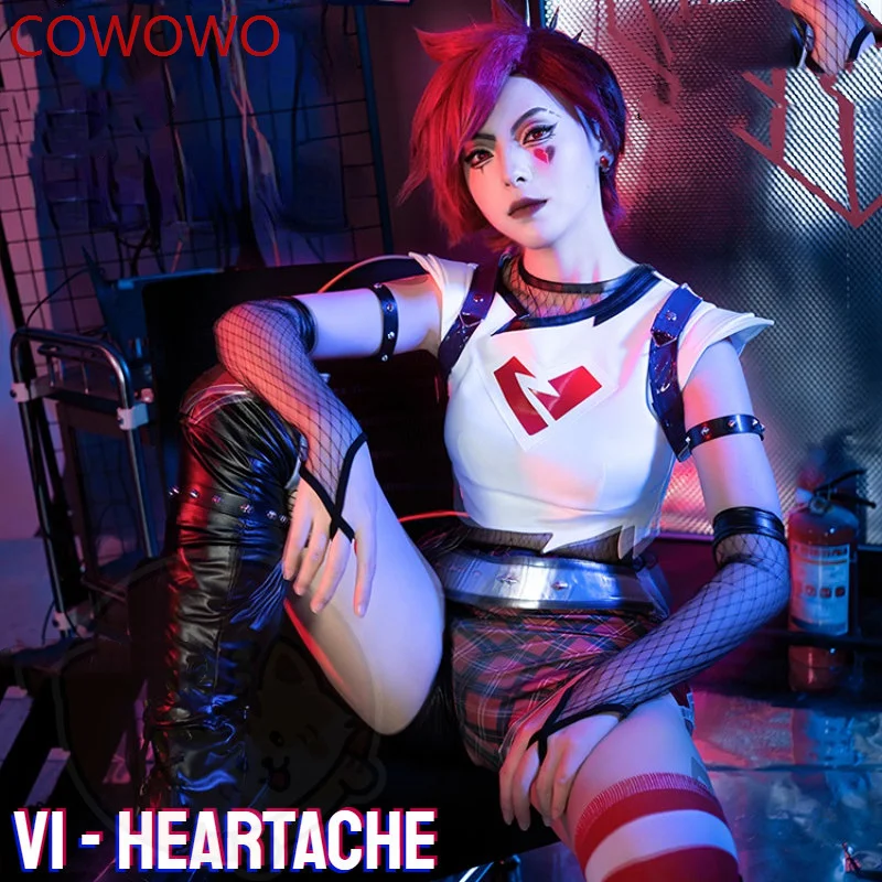 COWOWO Game LOL Heartache Vi Cosplay Costume LOL Cosplay Heartthrob The Piltover Enforcer Vi Costume
COWOWO Game LOL Heartache Vi Cosplay Costume LOL Cosplay Heartthrob The Piltover Enforcer Vi Costume