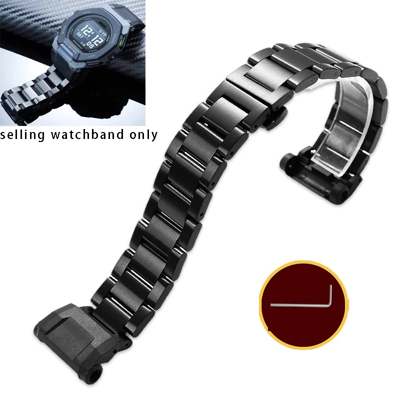 Для часов CASIO 3568 GBD-300: Модифицированный стальной ремешок из нержавеющей стали, металлические аксессуары, мужской браслет, DIY-браслет
Для часов CASIO 3568 GBD-300: Модифицированный стальной ремешок из нержавеющей стали, металлические аксессуары, мужской браслет, DIY-браслет