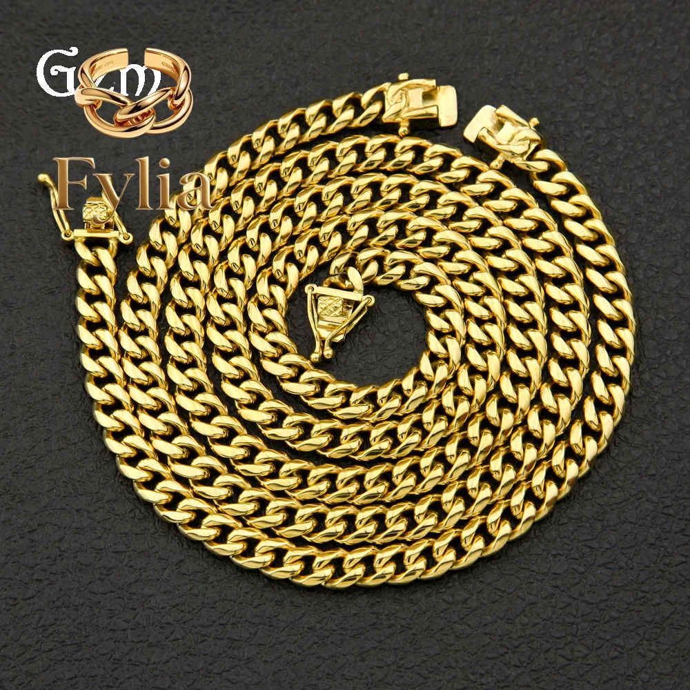 Fylia Jewelry Luxury 24K 9999 Pure Gold real gold Hip Hop Men's Cuban Chain Set Necklace Bracelet
Fylia Jewelry Luxury 24K 9999 Pure Gold real gold Hip Hop Men's Cuban Chain Set Necklace Bracelet