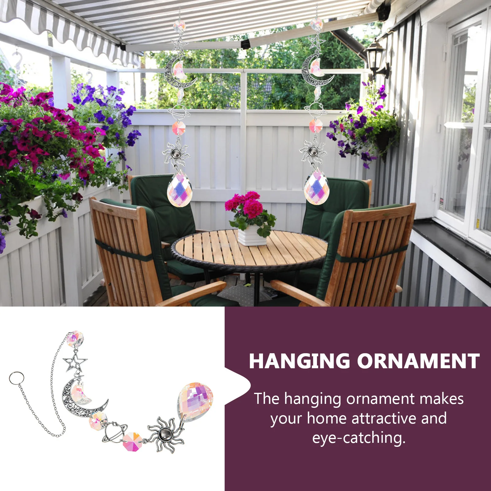 Crystal Glass Sun Catcher Hanging Decoration Garden Window Ornament Hanging Adornment Home Balcony Party Decor
Crystal Glass Sun Catcher Hanging Decoration Garden Window Ornament Hanging Adornment Home Balcony Party Decor