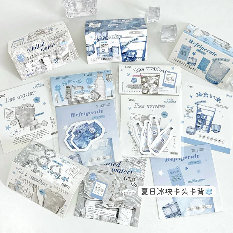 5sheet/set INS Casual Korean Fashion Photocard Package Bag Blue Color Ice DIY Decor Background Craft Card Bag Cute Kids Gift
5sheet/set INS Casual Korean Fashion Photocard Package Bag Blue Color Ice DIY Decor Background Craft Card Bag Cute Kids Gift