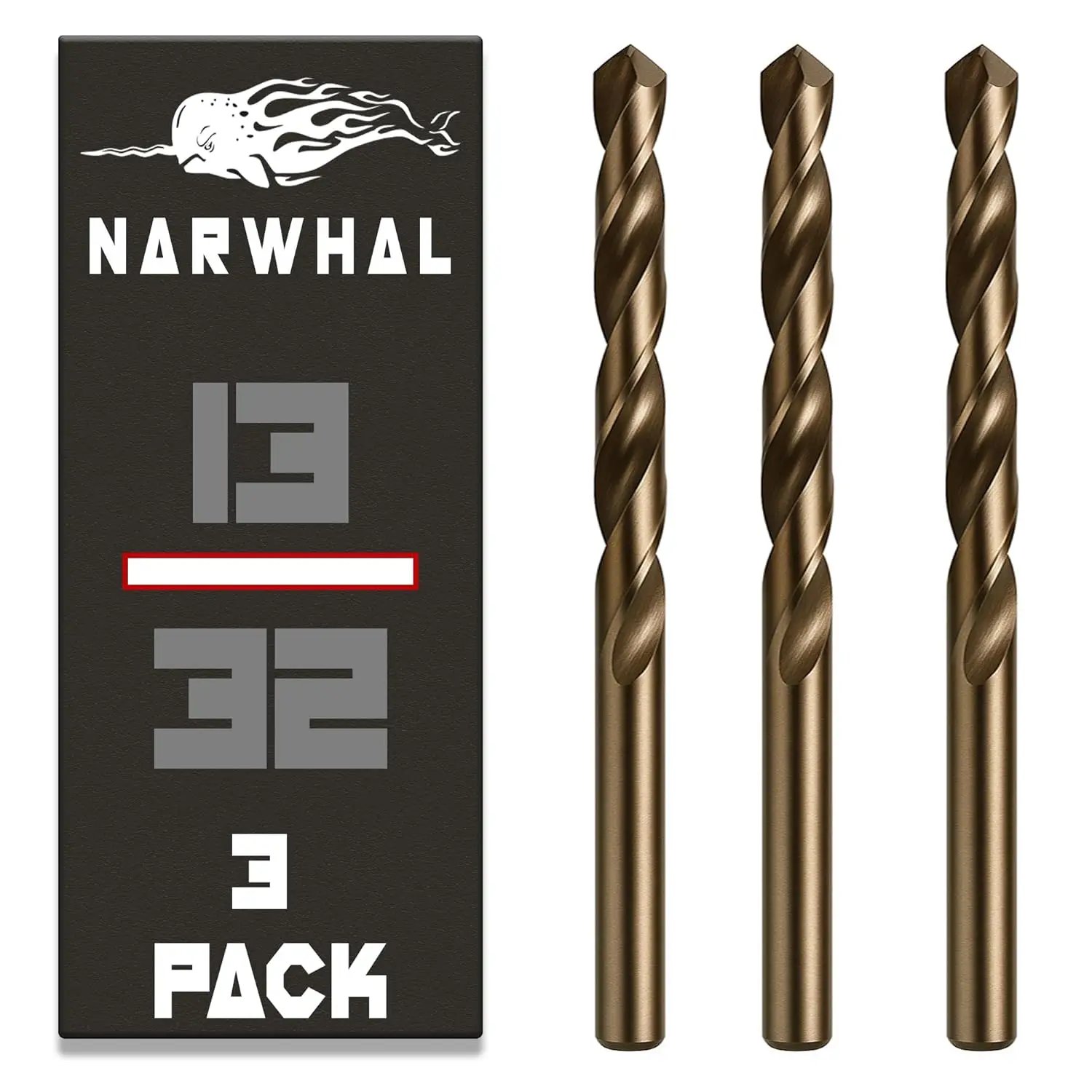 13/32" Cobalt Drill Bits (3 Pack) - M35, 135° Split Point for Metal, Stainless Steel, Cast Iron
13/32" Cobalt Drill Bits (3 Pack) - M35, 135° Split Point for Metal, Stainless Steel, Cast Iron