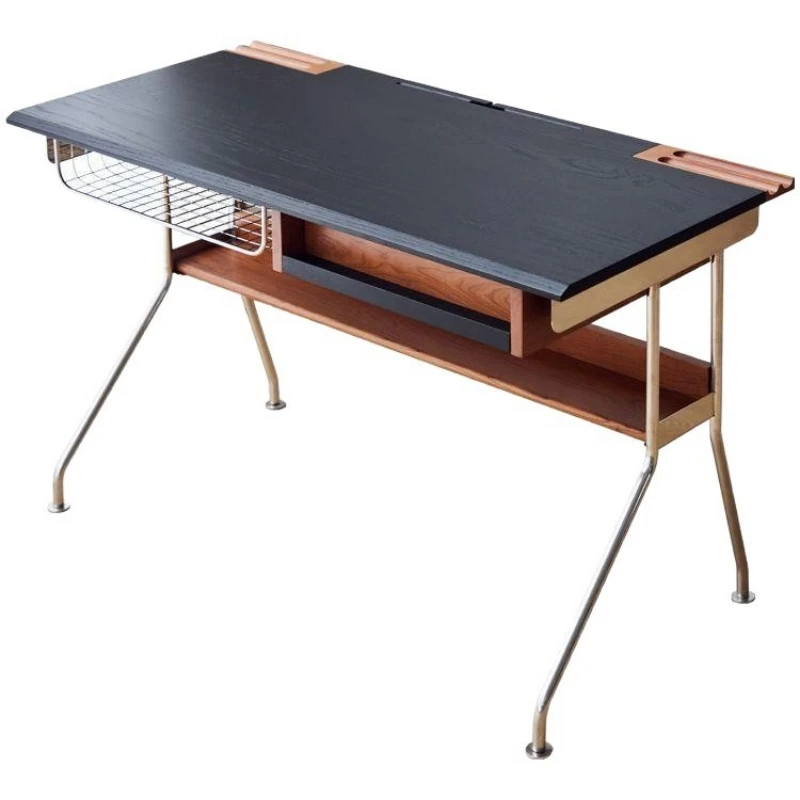 desk cherry wood solid wood medieval study table retro Nordic small apartment home reading desk
desk cherry wood solid wood medieval study table retro Nordic small apartment home reading desk
