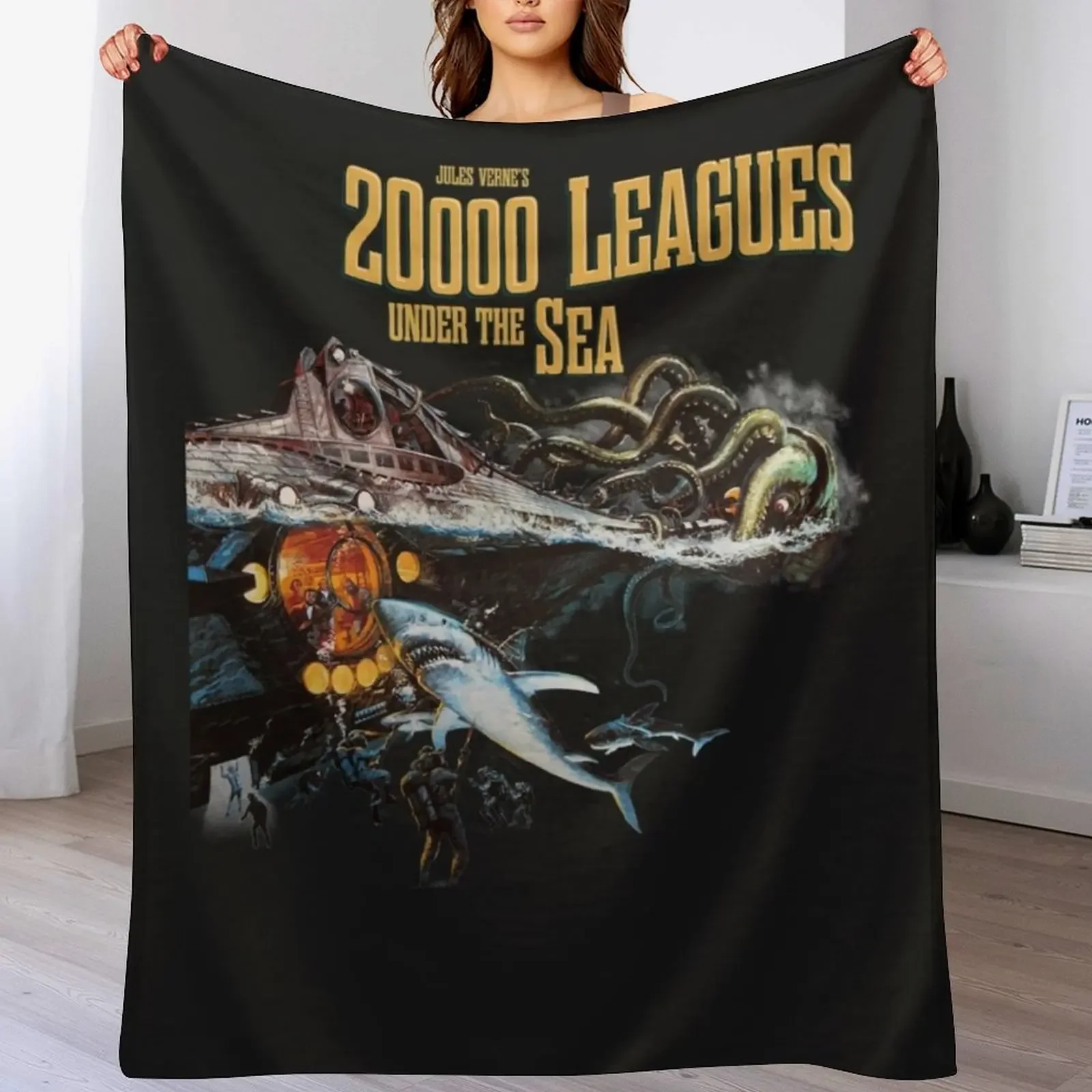 20,000 leagues under sea Jules Verne Classic T-Shirt Throw Blanket Plaid sofa bed Blankets
20,000 leagues under sea Jules Verne Classic T-Shirt Throw Blanket Plaid sofa bed Blankets