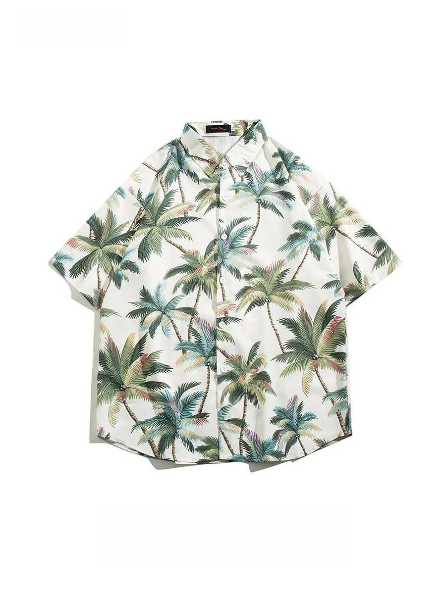 American Fashion Floral Trendy Shirt Korean Version Lapel Beach Print Retro Niche Couple Short Sleeves Men Women Aesthetic Chic
American Fashion Floral Trendy Shirt Korean Version Lapel Beach Print Retro Niche Couple Short Sleeves Men Women Aesthetic Chic