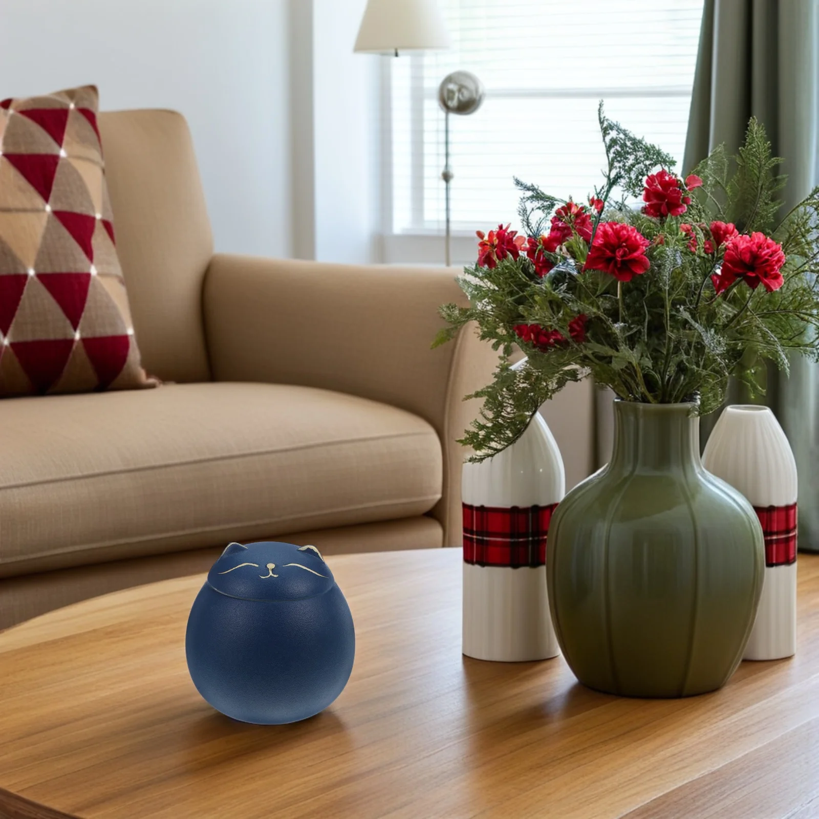 Ceramic Tea Canister Simple Design Suitable Home Office Restaurant Effectively Preserve Tea Aroma Storage Can Food Storage Jar
Ceramic Tea Canister Simple Design Suitable Home Office Restaurant Effectively Preserve Tea Aroma Storage Can Food Storage Jar