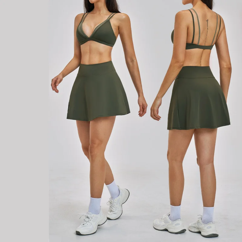 Women's Tracksuit 2PCS Yoga Set Casual Vest High Waist Sports Skirt Quick-Drying Comfort Elastic Running Workout Sportswear
Women's Tracksuit 2PCS Yoga Set Casual Vest High Waist Sports Skirt Quick-Drying Comfort Elastic Running Workout Sportswear