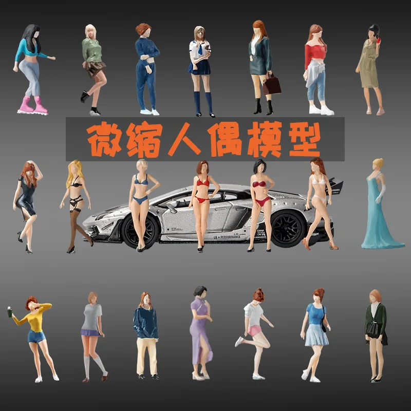 1/64 Trend Girl Miniature Figure Model Props Creative Photography Display Collection Decoration
1/64 Trend Girl Miniature Figure Model Props Creative Photography Display Collection Decoration