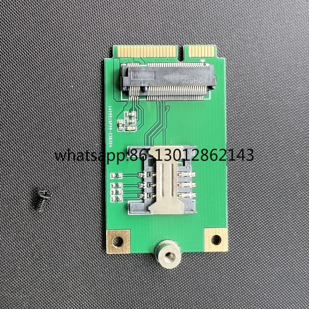 M.2 to PCIE NGFF to PCIE with SIM card slot 42 * 30
M.2 to PCIE NGFF to PCIE with SIM card slot 42 * 30