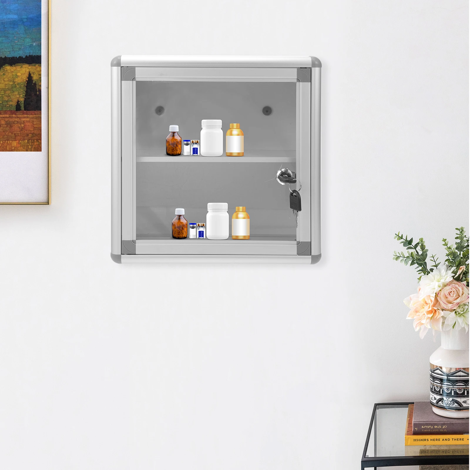 First Aid Medicine Box Aluminum Storage Cabinet Lockable Case for Aid Medicine Box Travel Wall Mount D022 Multi Layer
First Aid Medicine Box Aluminum Storage Cabinet Lockable Case for Aid Medicine Box Travel Wall Mount D022 Multi Layer