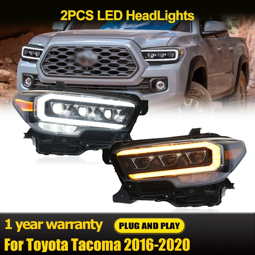 2pcs Car styling Headlights For Toyota Tacoma 2016-2023 LED Headlamp Assembly Upgrade High Configure Projector Lens Accessories
2pcs Car styling Headlights For Toyota Tacoma 2016-2023 LED Headlamp Assembly Upgrade High Configure Projector Lens Accessories