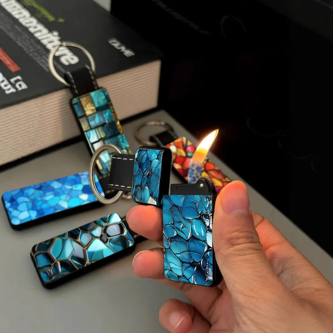 2025 NEW Creative Metal Grinding Wheel Lighter Mini Butane Gas Lighter Cigarette Lighters Gadgets For Men
2025 NEW Creative Metal Grinding Wheel Lighter Mini Butane Gas Lighter Cigarette Lighters Gadgets For Men