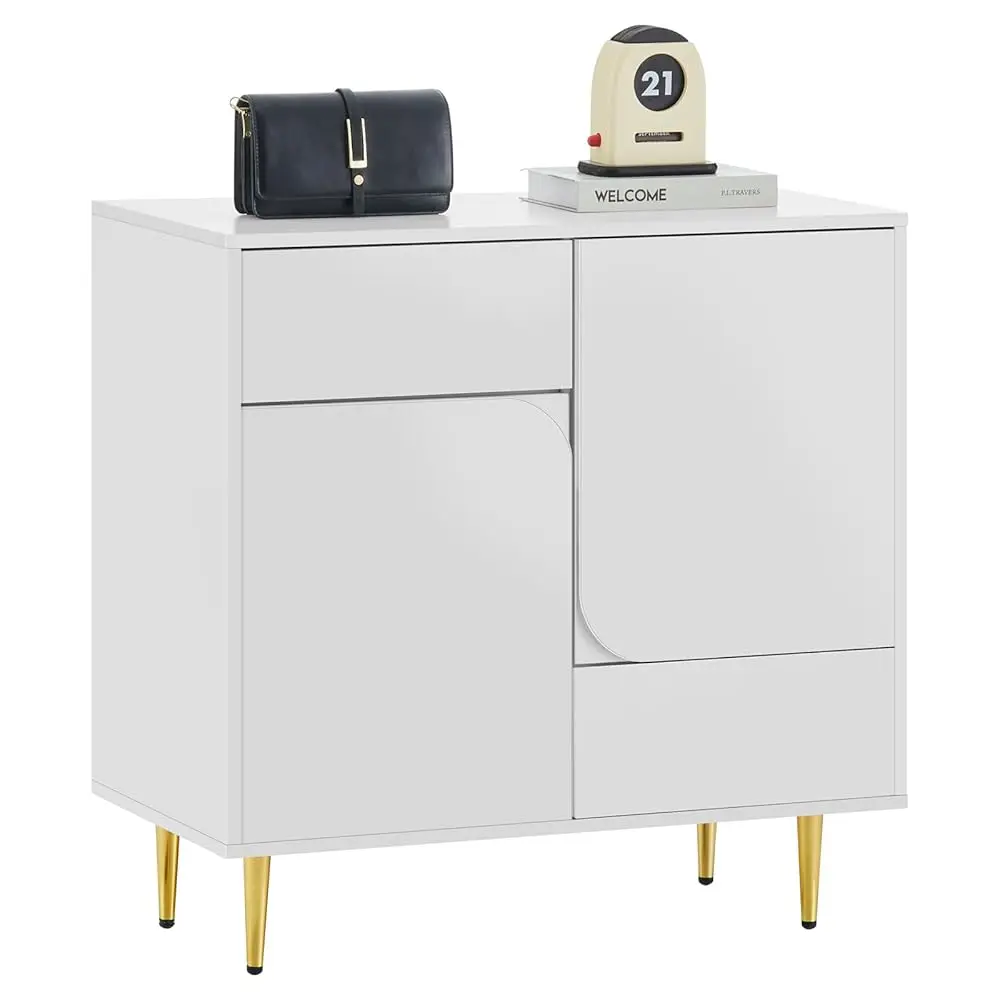 Modern Storage Side Cabinet With 2 Drawers And 2 Doors,Buffet Cabinet With Adjustable Shelves, Console Table With Door Rebound
Modern Storage Side Cabinet With 2 Drawers And 2 Doors,Buffet Cabinet With Adjustable Shelves, Console Table With Door Rebound