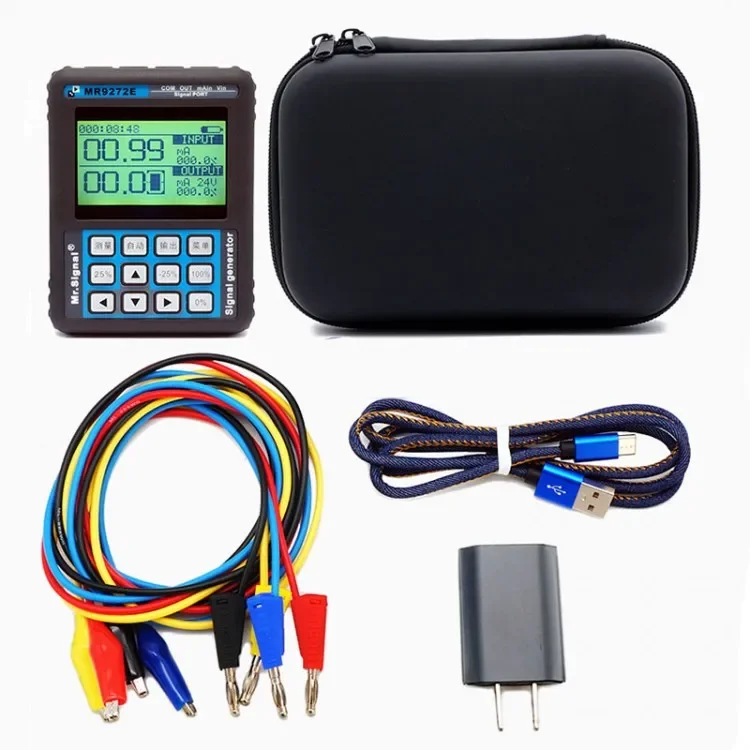 MR9272E Signal Generator 4-20MA Current Voltage Process Calibrator with Valve Positioner Transmitter Debugging
MR9272E Signal Generator 4-20MA Current Voltage Process Calibrator with Valve Positioner Transmitter Debugging