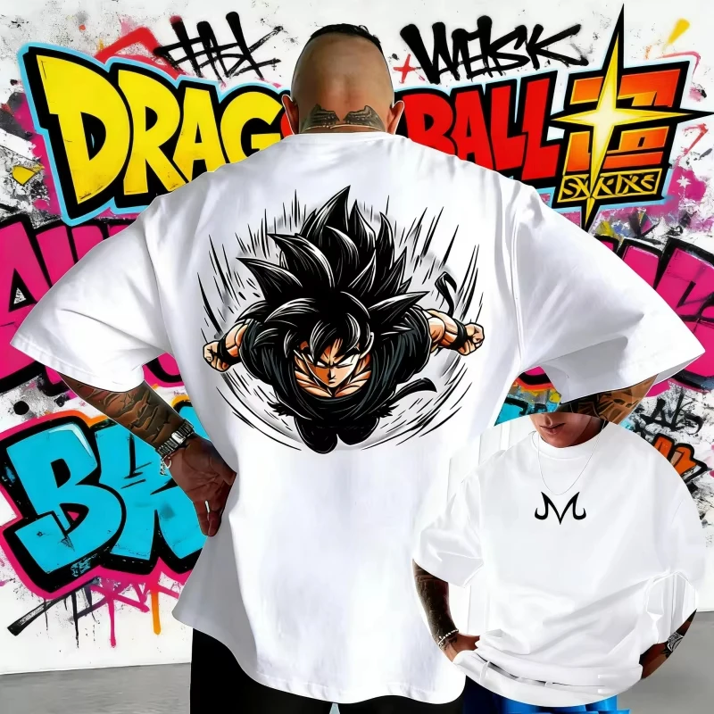 Dragon Ball 2026 New Summer Goku Cotton Back Print Vintage Oversized Casual Unisex T-Shirt for DBZ Fans Loose Streetwear Y2k
Dragon Ball 2026 New Summer Goku Cotton Back Print Vintage Oversized Casual Unisex T-Shirt for DBZ Fans Loose Streetwear Y2k