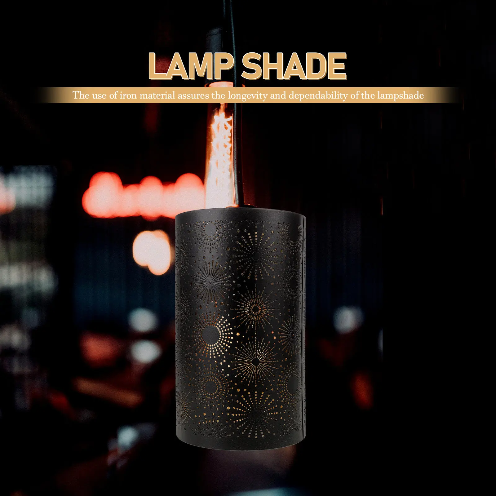 Hollow Out Lamp Cover Design Lampshade Decorative Hollow-out Iron Ceiling Light
Hollow Out Lamp Cover Design Lampshade Decorative Hollow-out Iron Ceiling Light