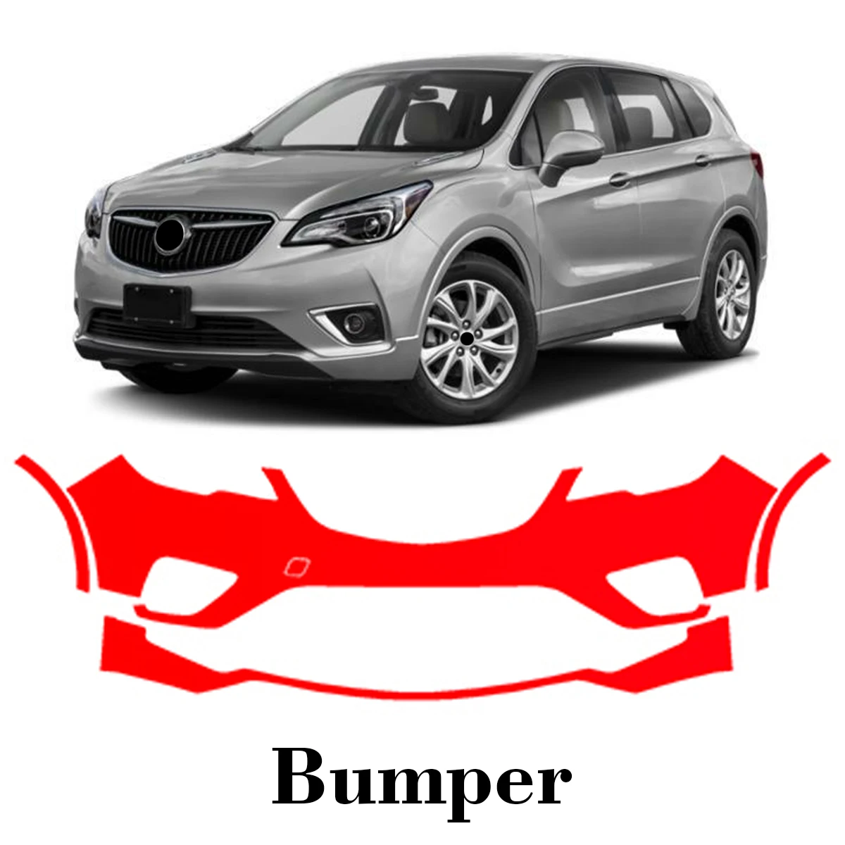 Car Precut Paint Protection Film Front Bumper Anti-scratch Exterior TPU PPF For Buick Envision 2019-2020
Car Precut Paint Protection Film Front Bumper Anti-scratch Exterior TPU PPF For Buick Envision 2019-2020