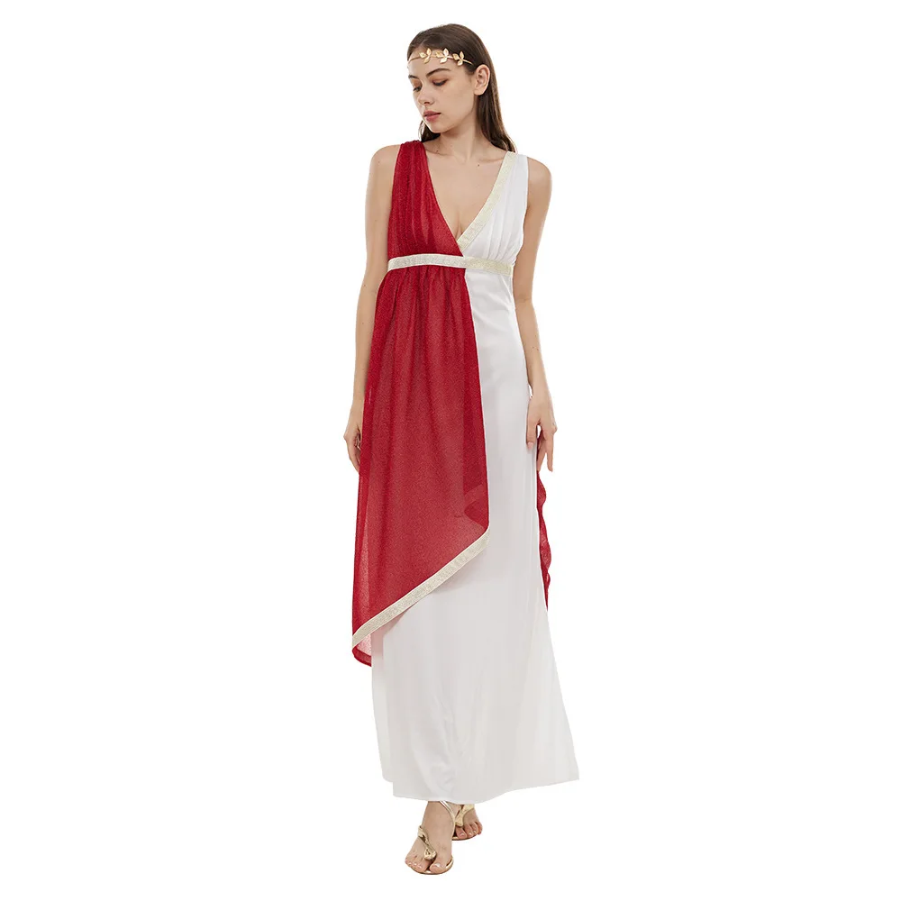 Halloween New Adult Roman Role-playing Costume Goddess Performance Clothes Party Bar Female Roman Goddess Theme Outfit Set
Halloween New Adult Roman Role-playing Costume Goddess Performance Clothes Party Bar Female Roman Goddess Theme Outfit Set