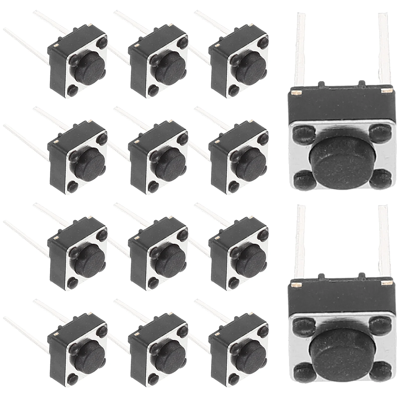 100pcs Tactile Push Button Switch 6x6x4 3mm 5mm 7mm Two Feet Momentary Switch for PCB Electronics Easy Install Replacement
100pcs Tactile Push Button Switch 6x6x4 3mm 5mm 7mm Two Feet Momentary Switch for PCB Electronics Easy Install Replacement