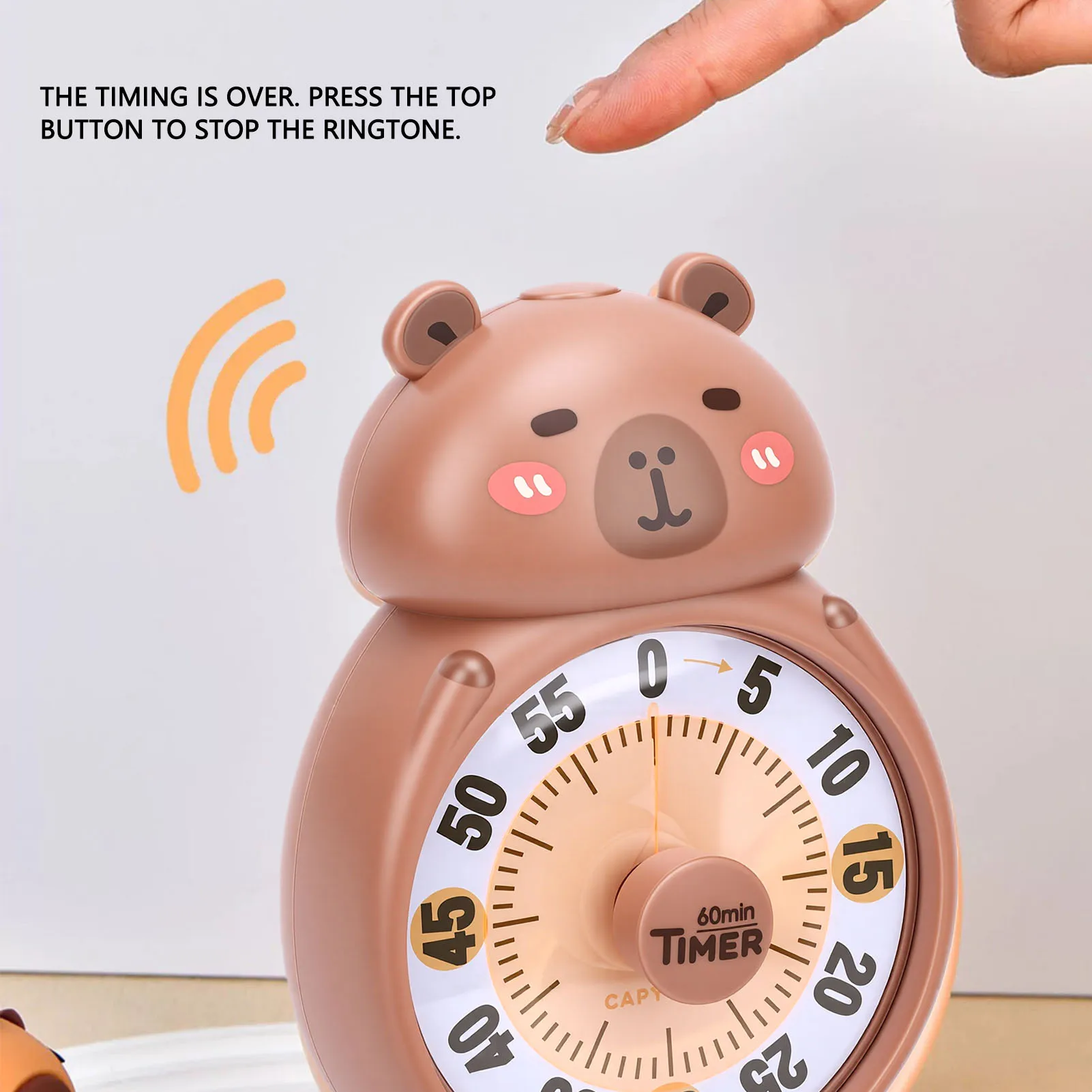 【New】Capybara Timer Battery Operated Large Display Cute Visual Countdown Timer for Kids Students Students Study Timer
【New】Capybara Timer Battery Operated Large Display Cute Visual Countdown Timer for Kids Students Students Study Timer