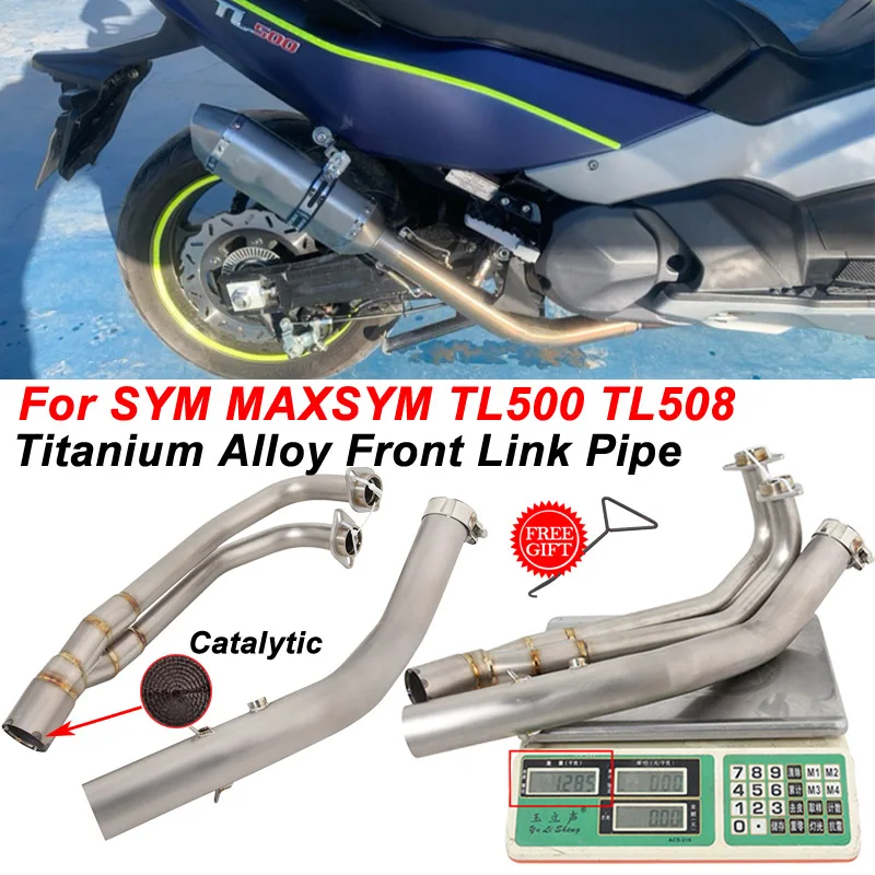 Slip-On For SYM MAXSYM TL500 TL508 TL 500 508 2019-2022 Motorcycle Exhaust Escape Front Link Pipe Connecting 51mm Moto Muffler
Slip-On For SYM MAXSYM TL500 TL508 TL 500 508 2019-2022 Motorcycle Exhaust Escape Front Link Pipe Connecting 51mm Moto Muffler