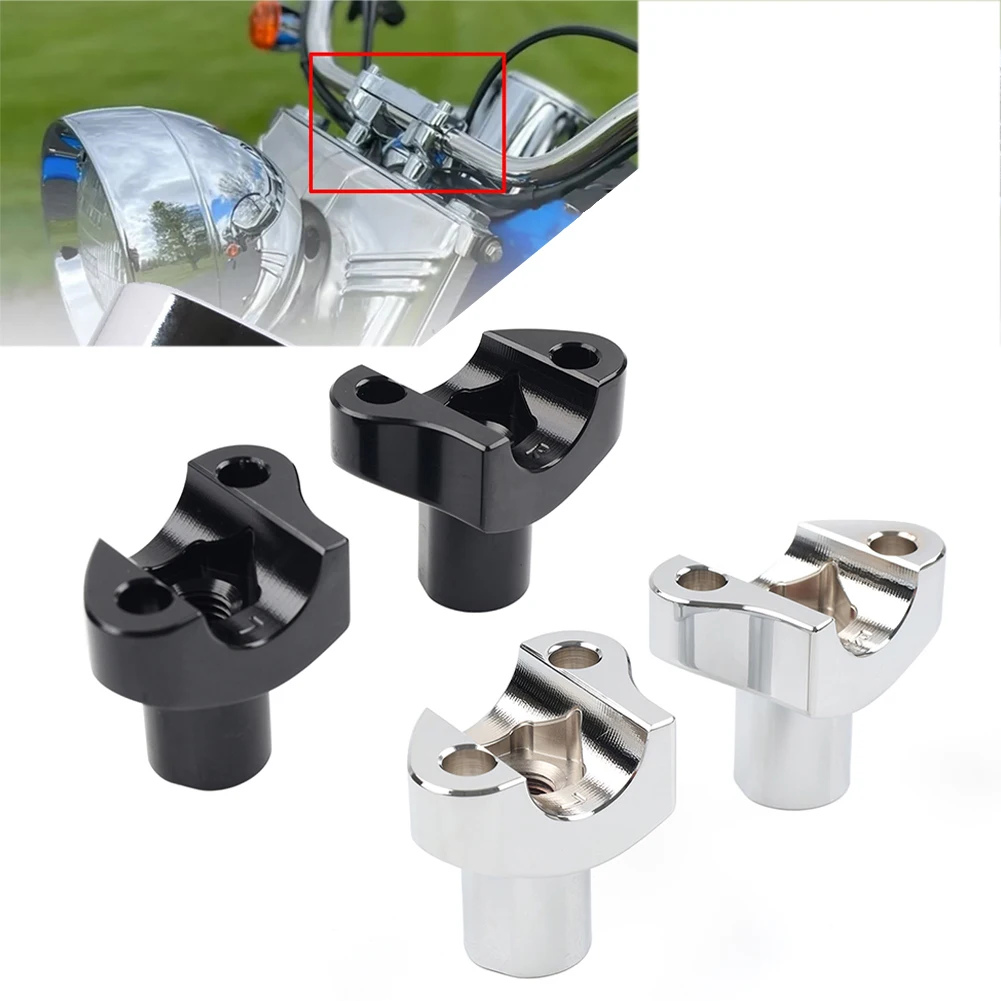 2" Height Straight Handlebar Risers For Harley Dyna Sportster Softail Fat Boy Street Bob Heritage with 1" / 25mm Handlebar Model
2" Height Straight Handlebar Risers For Harley Dyna Sportster Softail Fat Boy Street Bob Heritage with 1" / 25mm Handlebar Model