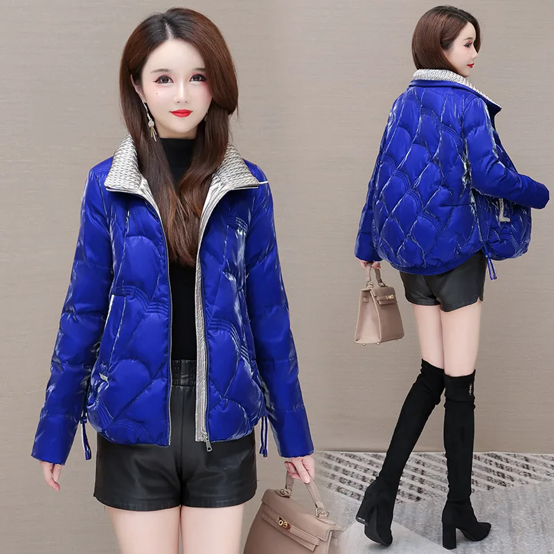 Winter Oversized Down Cotton Glossy Parkas For Women Warm Thicken Snow Wear Coats Korean Loose Fashion Casual Jackets
Winter Oversized Down Cotton Glossy Parkas For Women Warm Thicken Snow Wear Coats Korean Loose Fashion Casual Jackets