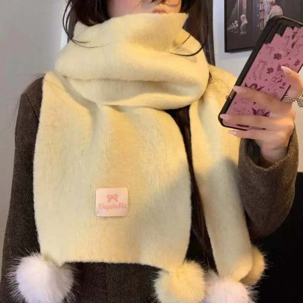 Шаль с шариком, вязаный шерстяной шарф, мягкий ветрозащитный длинный утолщенный шейный платок, антихолодный классический зимний теплый шарф для женщин
Шаль с шариком, вязаный шерстяной шарф, мягкий ветрозащитный длинный утолщенный шейный платок, антихолодный классический зимний теплый шарф для женщин