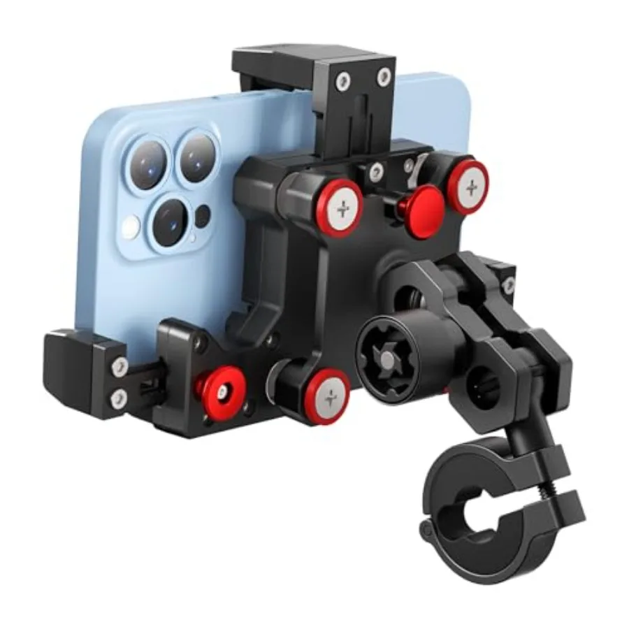 All Metal Motorcycle Phone Mount with Magnetic Levitation Shock Absorbing, Anti-Theft Handlebar Clamp, Bike Cell Phone Mount fo
All Metal Motorcycle Phone Mount with Magnetic Levitation Shock Absorbing, Anti-Theft Handlebar Clamp, Bike Cell Phone Mount fo