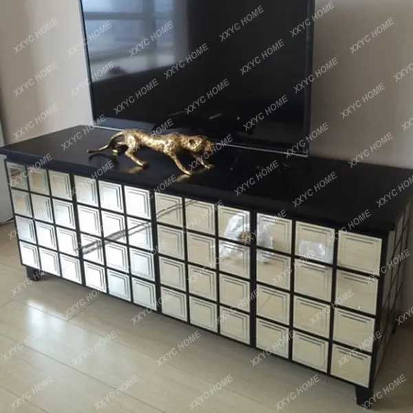 Living room mirror furniture mirror TV cabinet simple solid wood
Living room mirror furniture mirror TV cabinet simple solid wood