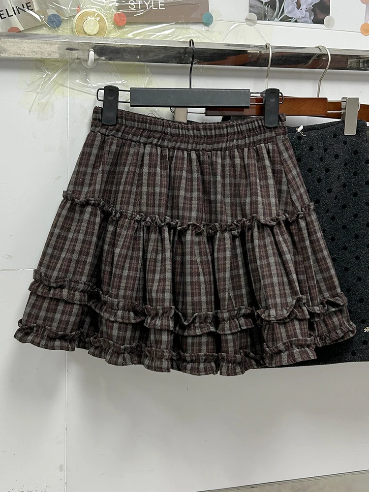 Retro Agel Plaid A-Line Skirt Women's 2025 Autumn Winter New Slimming Versatile Wood ain ort Skirt 89M
Retro Agel Plaid A-Line Skirt Women's 2025 Autumn Winter New Slimming Versatile Wood ain ort Skirt 89M