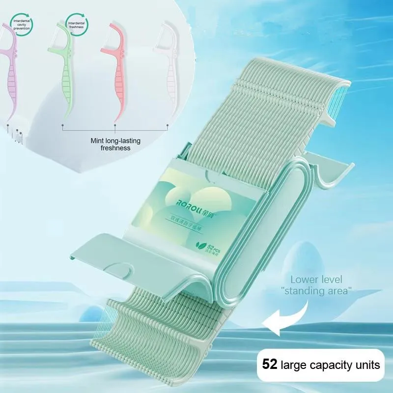 50pcs Ultra-Fine Disposable Dental Floss Sticks - Portable Dental Floss Sticks Must be Carried When Going Out -Safe
50pcs Ultra-Fine Disposable Dental Floss Sticks - Portable Dental Floss Sticks Must be Carried When Going Out -Safe