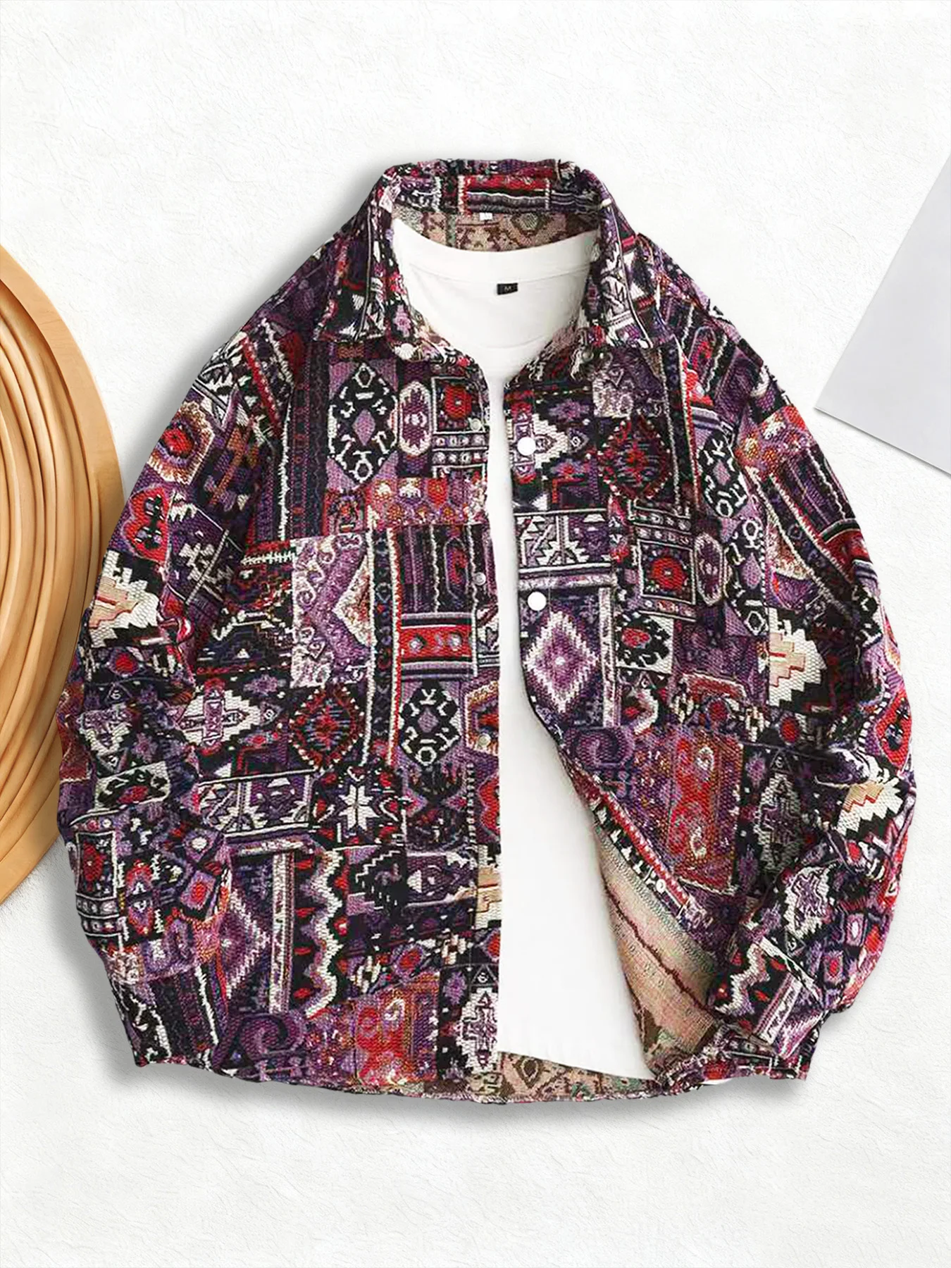 Spring and autumn new vintage ethnic-style jacket, trendy and fashionable, unique men's long-sleeve casual jacket
Spring and autumn new vintage ethnic-style jacket, trendy and fashionable, unique men's long-sleeve casual jacket