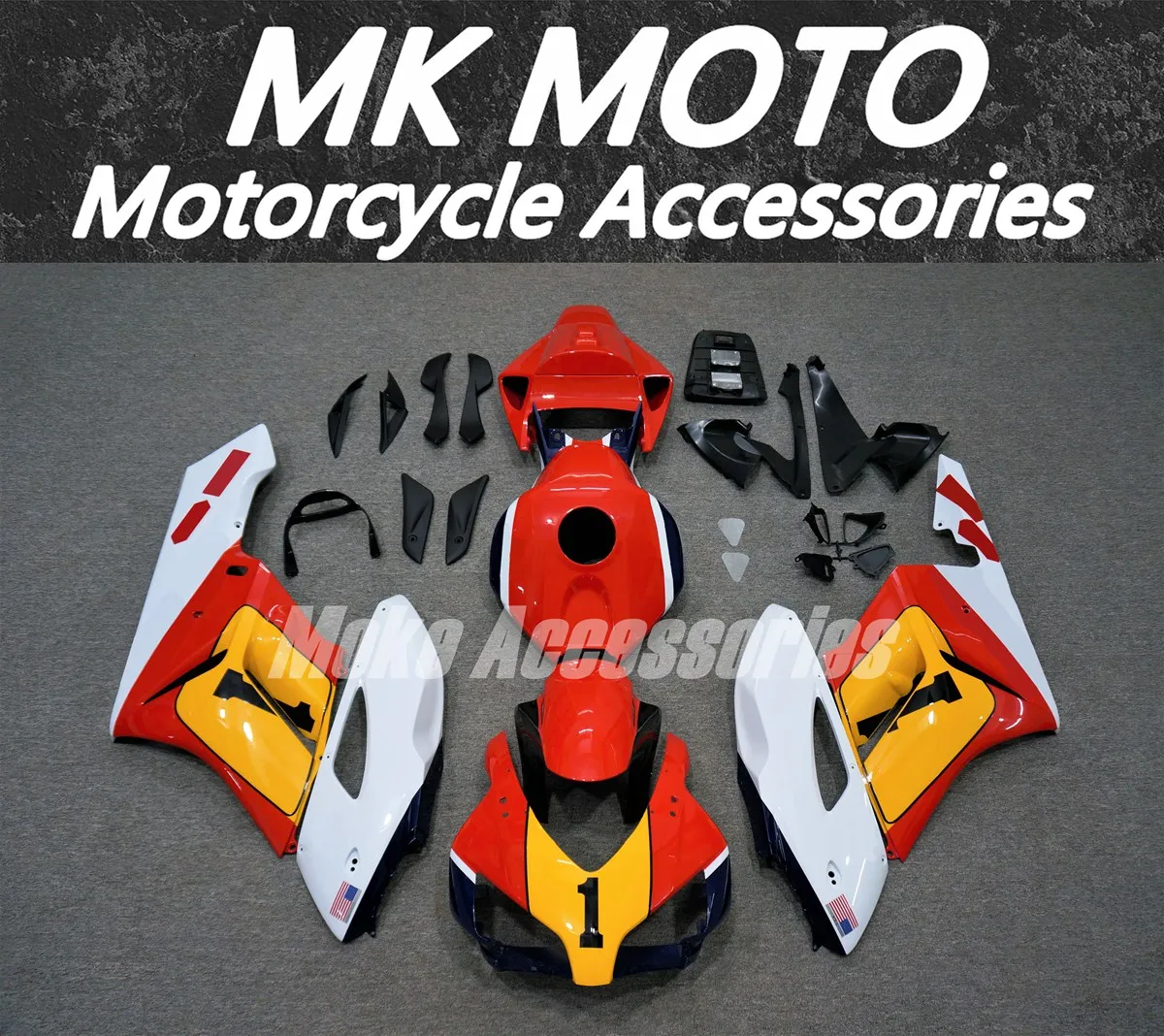 Moke moto Motorcycle Fairings Kit Fit For Cbr1000rr 2004-2005 Bodywork Set ABS Injection New Red Blue Yellow
Moke moto Motorcycle Fairings Kit Fit For Cbr1000rr 2004-2005 Bodywork Set ABS Injection New Red Blue Yellow