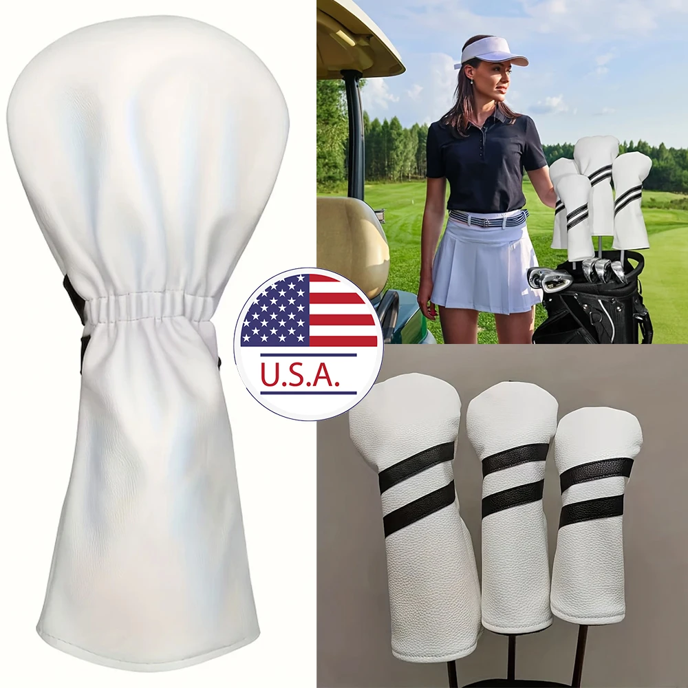 Golf Club Headcover 3pcs PU Material Outdoor Golf Sports Prevents Friction Durable Impact Essential Golfer Course Use Accessory
Golf Club Headcover 3pcs PU Material Outdoor Golf Sports Prevents Friction Durable Impact Essential Golfer Course Use Accessory