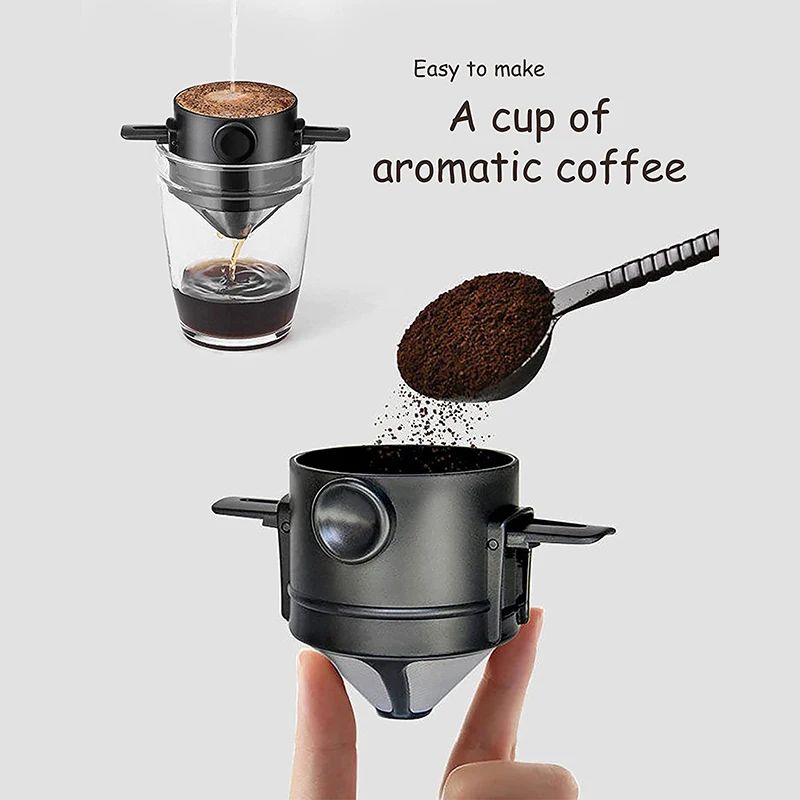 Reusable filter free paper coffee filter, stainless steel coffee filter, drip filter, hand rinse cup
Reusable filter free paper coffee filter, stainless steel coffee filter, drip filter, hand rinse cup