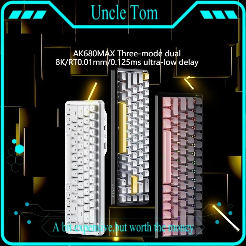 Ak680max Wireless Magnetic Axis Mechanical Keyboard 68keys Structure Rgb Abs Keycap Hot Swappable Full Key No Conflict Esports
Ak680max Wireless Magnetic Axis Mechanical Keyboard 68keys Structure Rgb Abs Keycap Hot Swappable Full Key No Conflict Esports