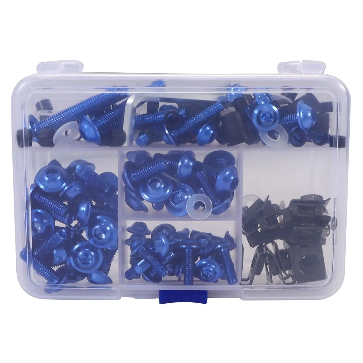 177 Pcs Motorcycle Screw Set Windshield Cover Bolts Nut Blue Corrosion Resistant Fit Sports Motorbikes Bodywork Panels
177 Pcs Motorcycle Screw Set Windshield Cover Bolts Nut Blue Corrosion Resistant Fit Sports Motorbikes Bodywork Panels